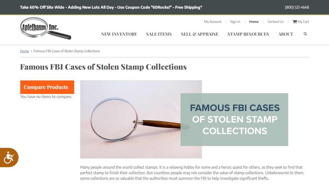 Famous FBI Cases of Stolen Stamp Collections - Apfelbaum, Inc